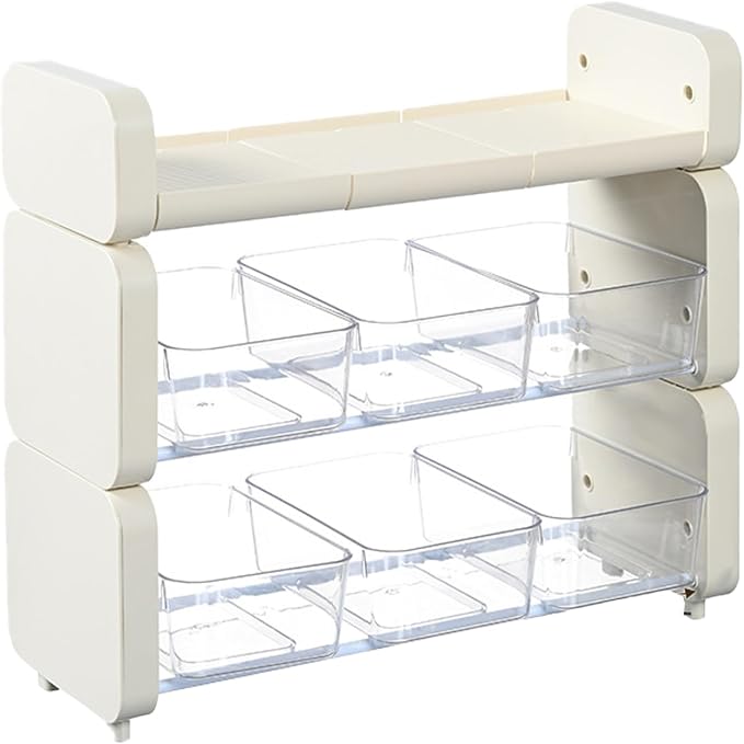 Colorful Teas Bag Organizers Shelf Teas Bag Organizers Portable Stand Rack with Easy Identification Features Home Organization