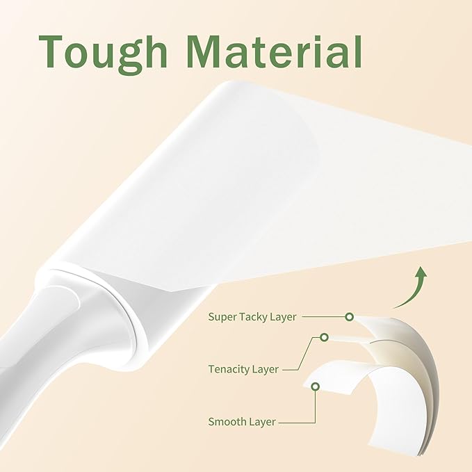 Mini Lint Roller for Pet Hair 2 Pack, Portable Sticky Lint Remover with 100 Sheets, Travel Size Lint Roller for Clothes, Car, Couch & On-the-Go Cleaning
