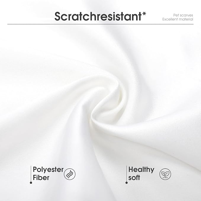 Portable Lightweight Triangle Pet Scarf Beautiful Mermaid Fish Scale Fit Small, Medium, Large Dogs and Cats Wedding, Beach Party, Family Party Wear
