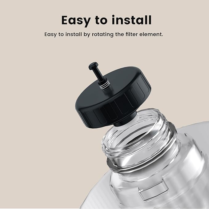 Gardner Pet Automatic Gravity Cat Food Feeder and Water Dispenser Outlet Jug Replacement Parts Accessory for Waterer-（0.8 gallons）
