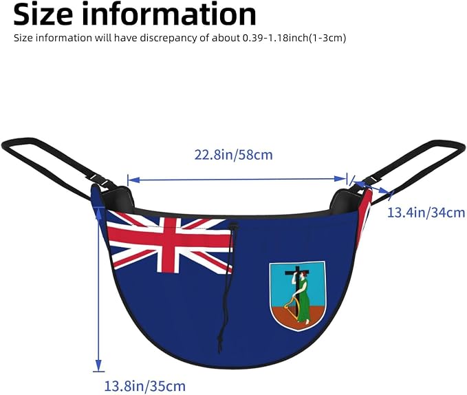 Flag of Montserrat Car Seat Organizer-Backseat Storage Bag for Travel | Waterproof Durable. Holds Snacks Gear Essentials. Fits Most Cars.