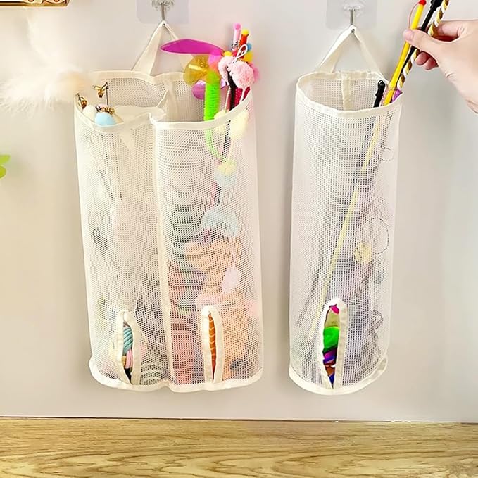 Cat Toy Organizer – Storage Holder for Cat Teaser Toys, Compact Stand for Keeping Pet Toys Neat and Tidy (1-Compartment)