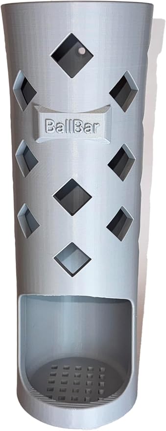 Wall Mounted Tennis Ball Holder for Dogs | Weatherproof ASA Dog Ball Storage for Garage, Patio, Mudroom or Porch - Fits Ball Launchers & Chuckers - Made in USA