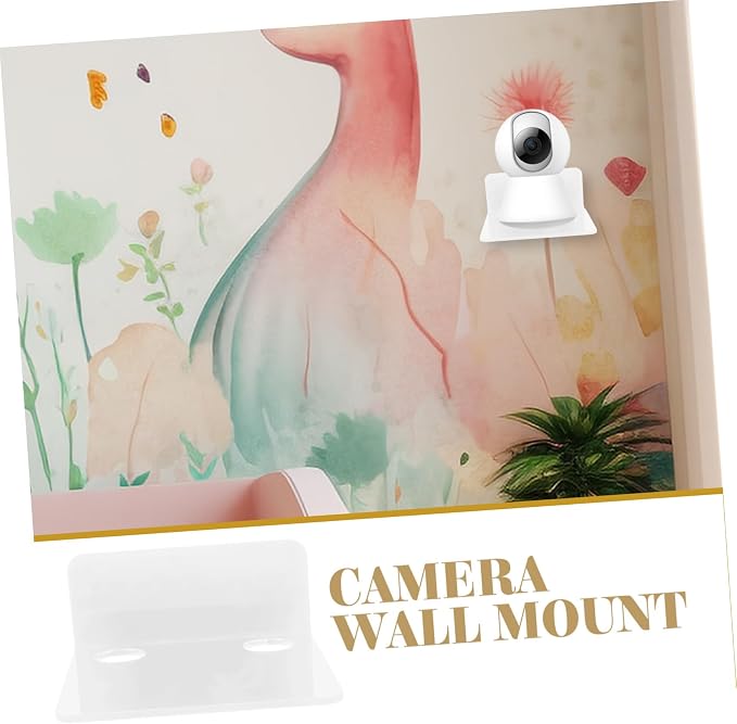 Vaguelly 3pcs Security Camera Wall Mount Monitor Bracket for Boys and Girls IP Camera Holder Small Wall Shelf Easy Install