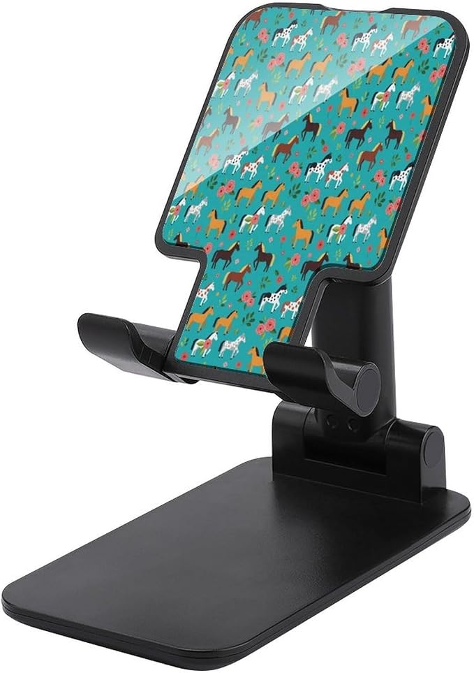 Compact Floral Farm Animal Pets Flowers Horses Desktop Cell Phone Holder