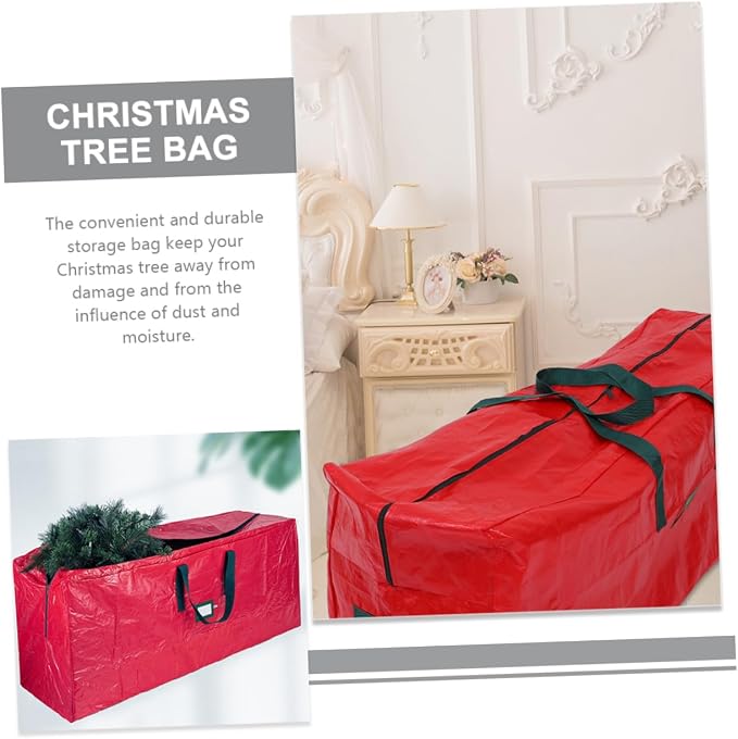 BESPORTBLE Large Capacity Christmas Tree Storage Bag Organizer for Holiday Decorations Easy to Use with Handles Versatile for Indoor and Outdoor Use