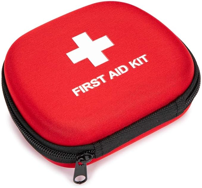 First Aid Hard Case Empty, First Aid Hard Case First Aid EVA Hard Red Medical Bag for Home Health First Emergency Responder Camping Outdoors (5x4x1.8 Small)