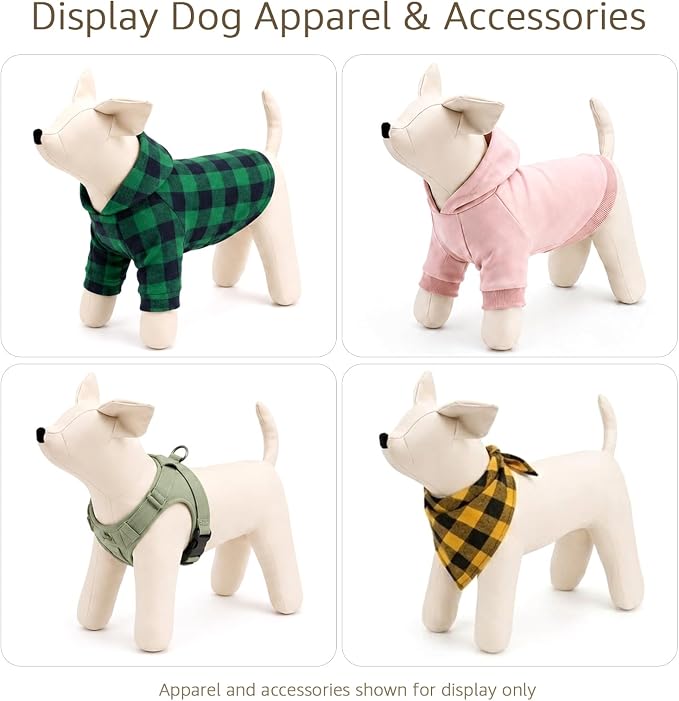 Dog Mannequin PU Pet Clothing Display Stand Cute Dog Hangers for Clothes Store Leather Pet Sewing Mannequin Durable Puppy Standing Model (White, Small)