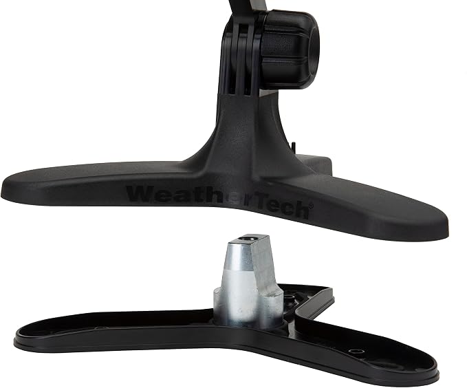 WeatherTech TabletHolder with Black Billet Knobs - Tablet Holder for Desktop, Tabletop or Kitchen Counter Top Non Slip Multi Surface Holder