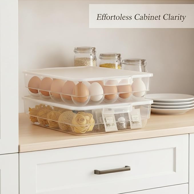 Rectangular Clear PET Storage Bin