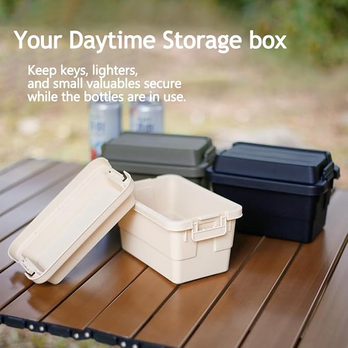 6-Piece Camping Spice Kit, BPA-Free Leakproof, Portable Seasoning Organizer for Travel