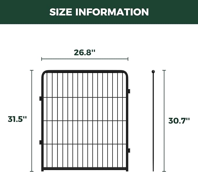 FXW Homeplus Indoor Dog Playpen, 32" H, 2 Panels, for Small & Medium Dogs | Stress-free play, Heavy-duty, Semi-open design, Easy setup, Threshold-free gate, Expandable, Patented