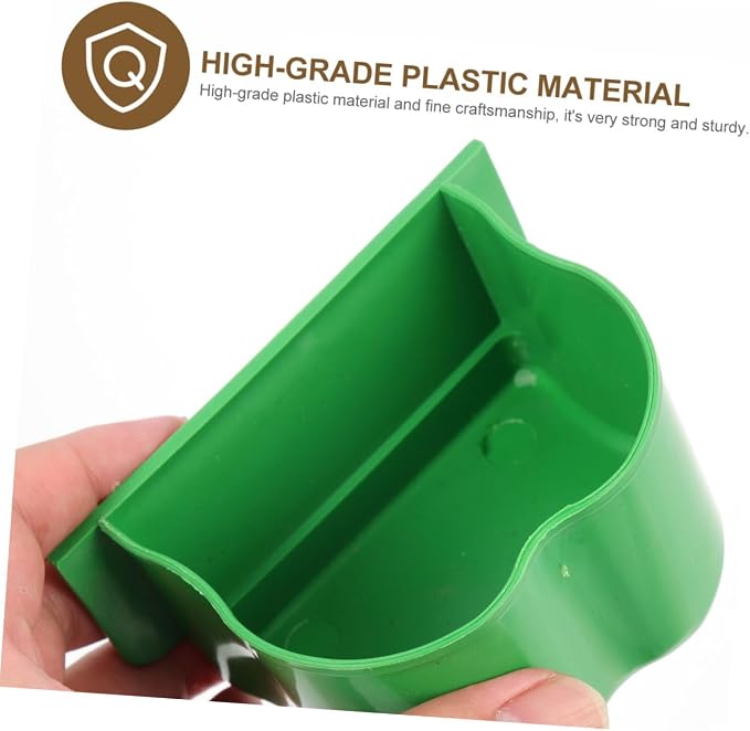 KALLORY 15pcs Bird Food Holder and Parrot Feeding Bowls Set with Water Feeder Portable Bird Cage Food Bowls for Flower-Shaped Water Dish and Parakeets