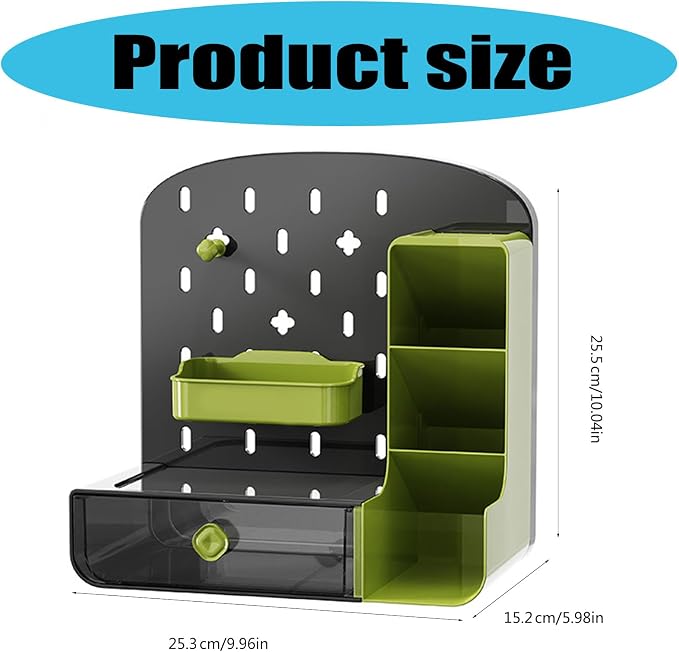 PET Desktop Organizers Drawers Pegboard Designs Makeup Pen Storage School Supplies Home Desk Accessories Multifunctional Desktop Storage