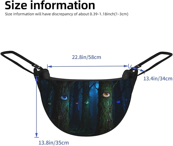 Eyes with trees Car Seat Organizer-Backseat Storage Bag for Travel | Waterproof Durable. Holds Snacks Gear Essentials. Fits Most Cars.