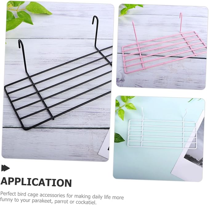 3pcs Parakeet Wall-Mounted Bird Platform Perch Stand for Pets Multifunctional Display and Play Area