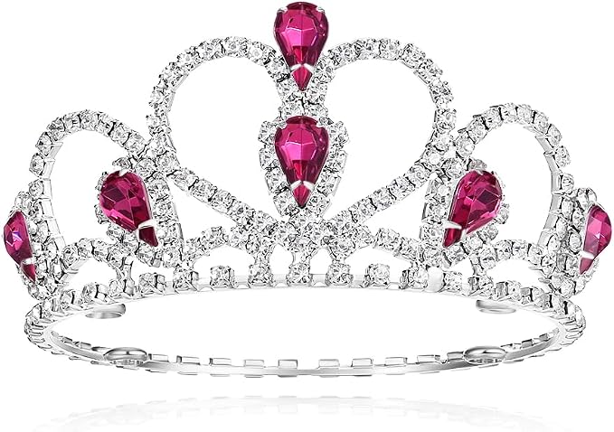 Lovelyshop Princess Pet Tiara Crown for Cats & Dogs, S, Purple