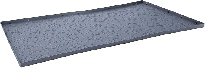 Silicone Under Sink Mat for Kitchen 22 x 34in, Cabinet Organizer Sink Drip Tray, Liner Pad for Bathroom Pet Feeding Shelf and Cabinet Liner Coffee Bar