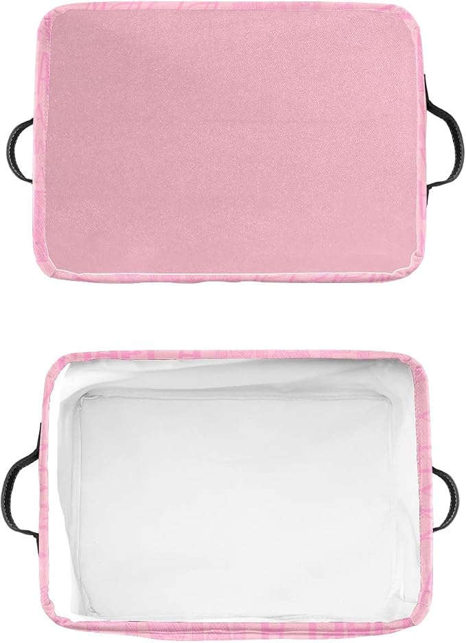 Foldable Personalized Storage Box for Boys Girls with Name Waterproof Kids Custom Storage Bin Baskets Cube Boxes Organizer with Handles for Organizing Shelf Closet, 1 Pack
