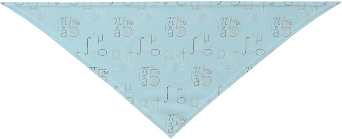 Teacher's Pet Dog Bandana,Funny Bandana Gift,Photo Prop Accessories for Dog Lovers Owner Gift,Triangle Reversible Fall Scarf, Adjustable (Blue)