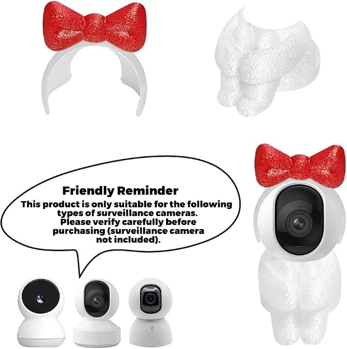 Creative Indoor Camera Housing for Baby Monitor, Dog Camera, Suitable only for Spherical Monitor Device Decorations（Housing only no Monitoring Equipment）