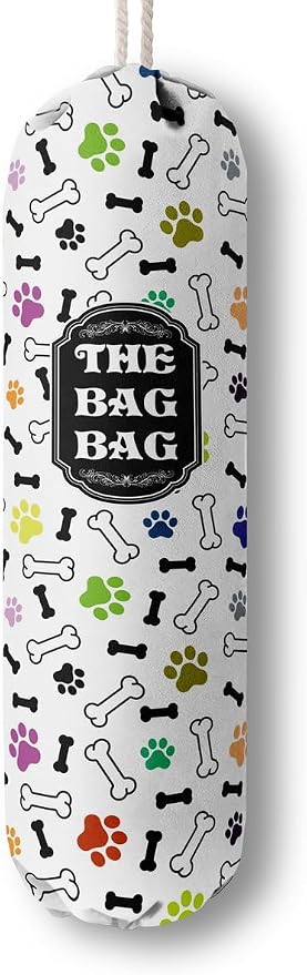 Grocery Bags Holder Organizer For Shopping Bags, Wall Mount Plastic Bags Storage Container Dispensers, Pet Lovers Home Kitchen Bags, The Bag Bag Grocery Bag Holder, Gifts For Women Dog Mom Dad (G-17)