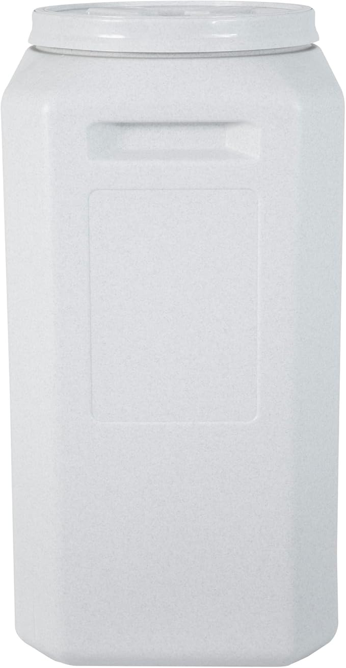 Vittles Vault Traditional Dog and Cat Food Container + Scoop, Gray, 80lbs | BPA Free Plastic, Sealed Airtight for Kibble, Bird Seed, Oatmeal and More; Includes Scoop, Made in USA
