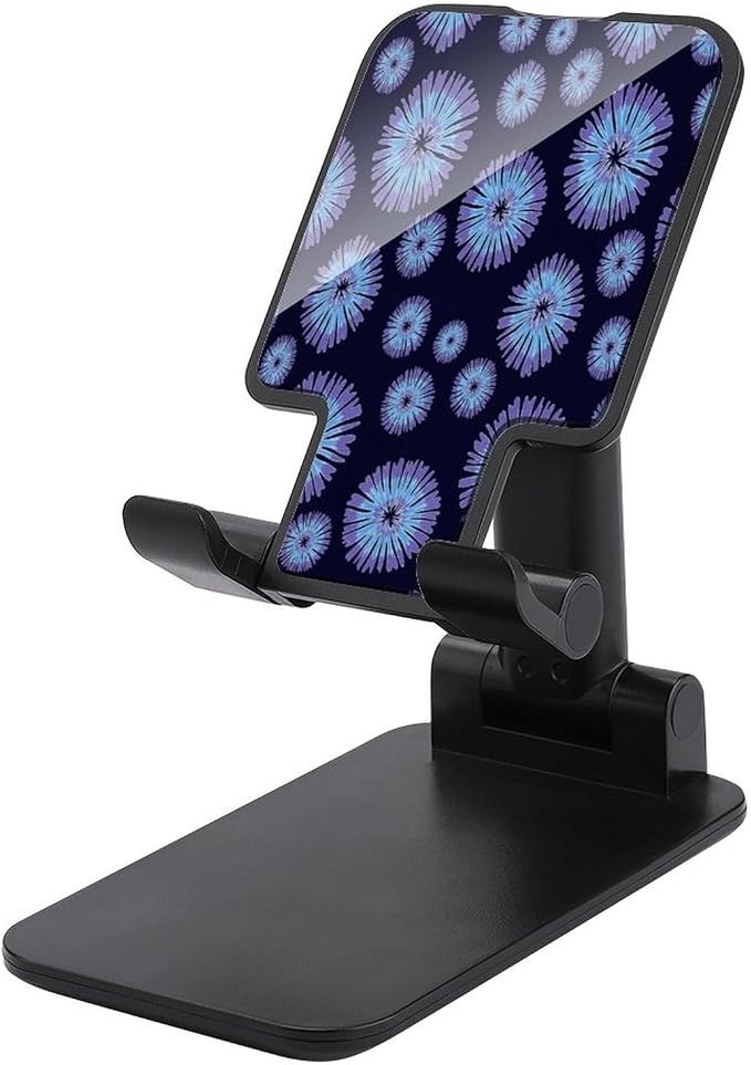 Universal Adjustable Tie Dye Blue Purple Phone Stand