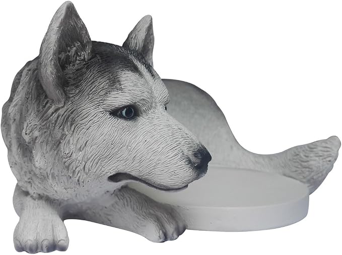 Husky Dog Crafted Statue Camera Holder Stand Guard Station for YI Dome Camera