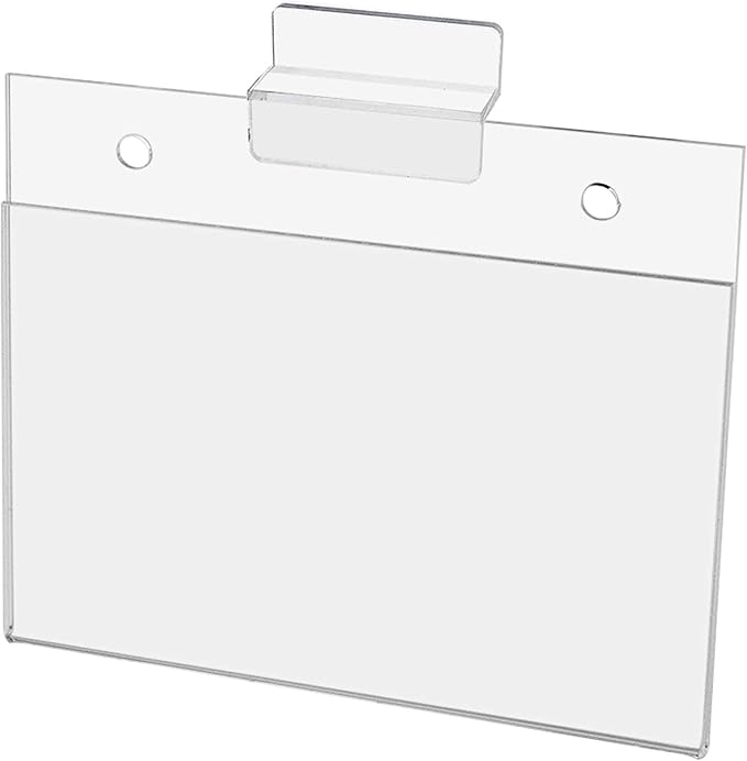 Small Sign Frame 5.5 x 3.5 Top or Side Loading Sleeve Clear Plastic Small Pricing Sheet Deli POP Display Notice Event Sign Holder by Marketing Holders