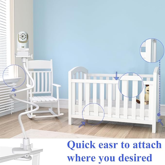 Baby Monitor Holder Mount for Infant Optics DXR-8 PRO & DXR-8