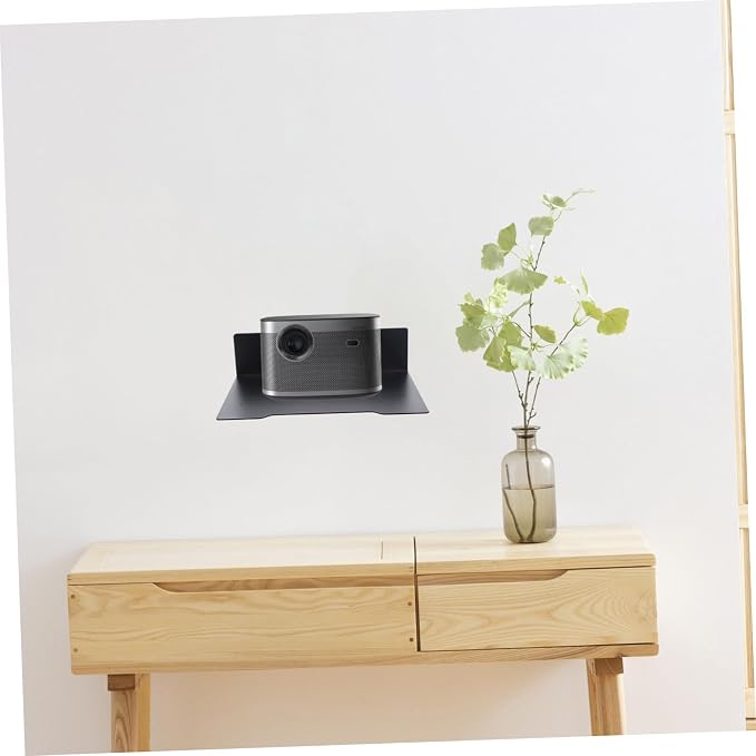 DOITOOL Wall Mounted Metal Bracket for Cameras Heavy Duty Design for Home Use Camera Mounting Space-Saving Wall Shelf for Projectors and Routers