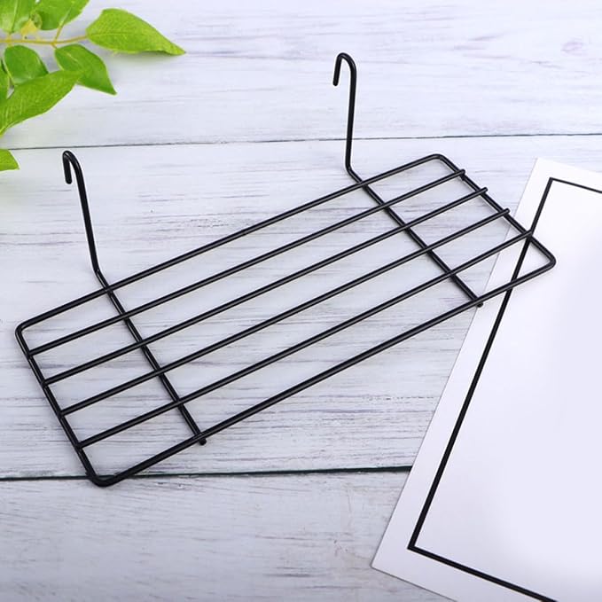 3pcs Hanging Bird Cage Wall Platform Iron Stand for Parrot Canaries | Simple Installation, Large Standing Space, Crack Resistant, Impact Resistant