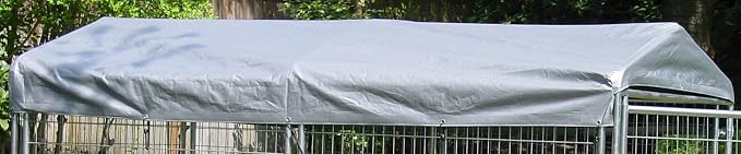 Lucky Dog Large All Season Dog Run Cover & Roof - Waterproof, Comfortable, Perfect Fit for 5ft. X 15ft. Outdoor Cages and Pens