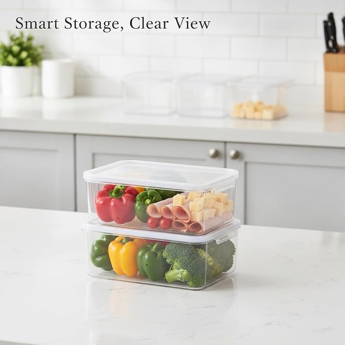 Rectangular Clear PET Storage Bin