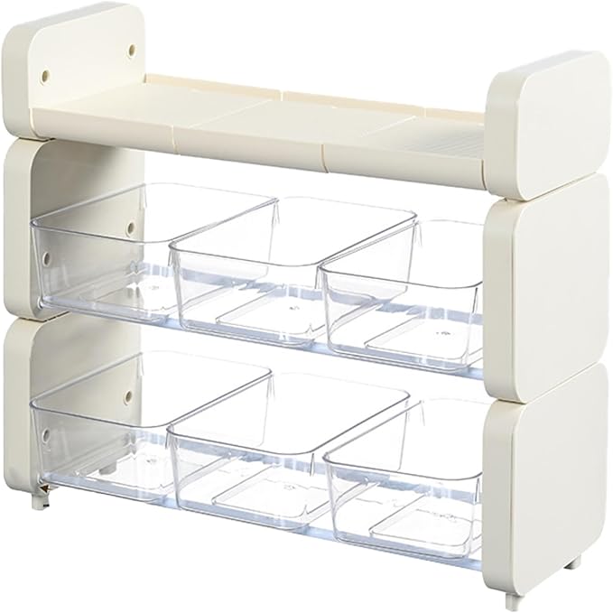Colorful Teas Bag Organizers Shelf Teas Bag Organizers Portable Stand Rack with Easy Identification Features Home Organization