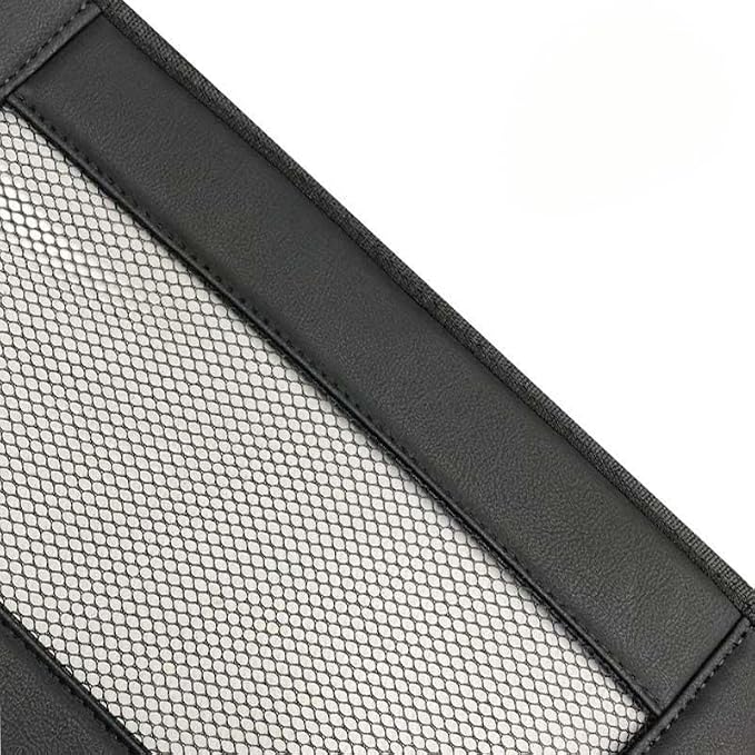 Car Seat Net Organizer Between Front Seats for Dodge Charger 2019-2023, Multi-Pocket Mesh Storage Bag, Backseat Barrier for Kids & Pets