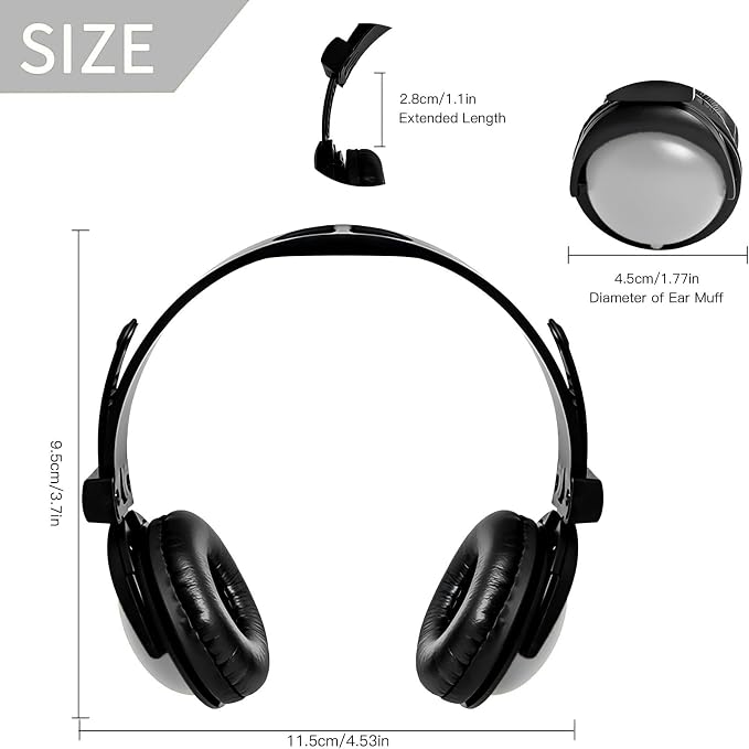 Olyre Pet Headphones for Small Dogs Cats, Adjustable Decorative Neckwear