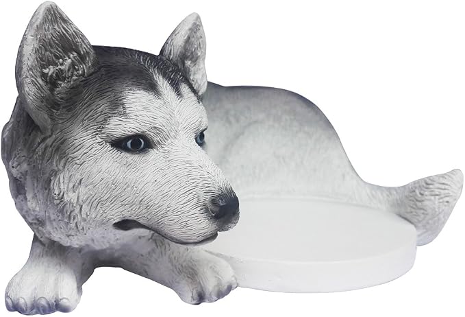 Husky Dog Crafted Statue Camera Holder Stand Guard Station for YI Dome Camera