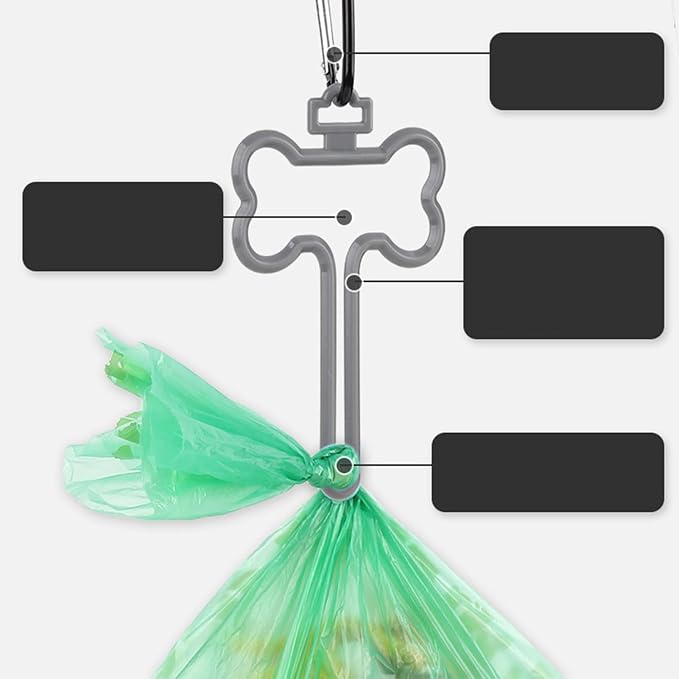 Dog Waste Bag Holder Pet Waste Bag Dispenser Dog Stuff Organizer | Portable Pet Waste Bag Dispenser Portable for Walking Travel Road Trips Puppy Active Outdoor Adventures