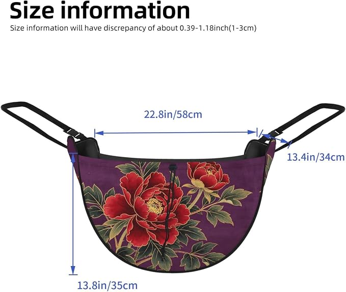 Dark Purple Flower Car Seat Organizer-Backseat Storage Bag for Travel | Waterproof Durable. Holds Snacks Gear Essentials. Fits Most Cars.