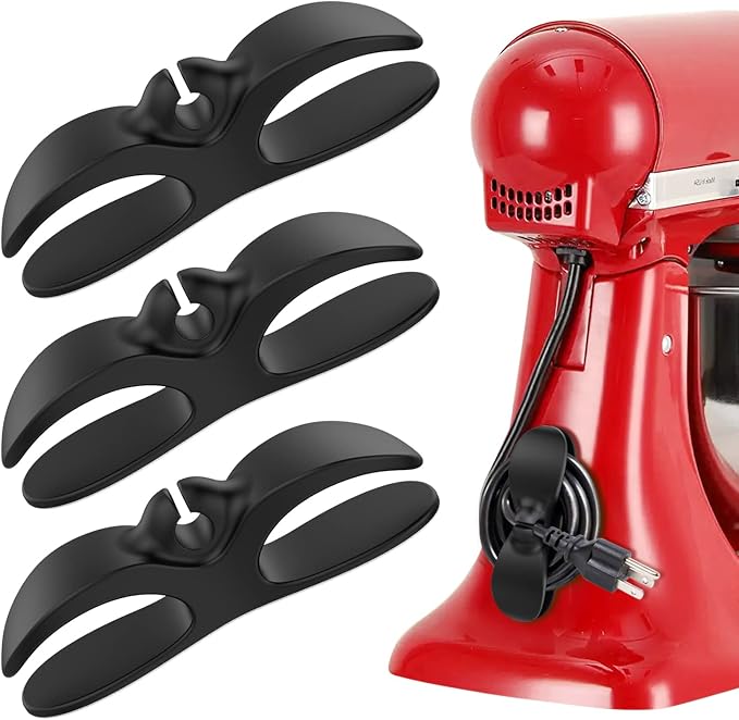 Cord Organizer for Appliances, Upgraded Kitchen Cord Organizer, Cord keeper Cord wrapper Cord holder Cord winder for Appliances Air Fryer, Coffee Maker, Blender, Pressure Cooker, Toaster
