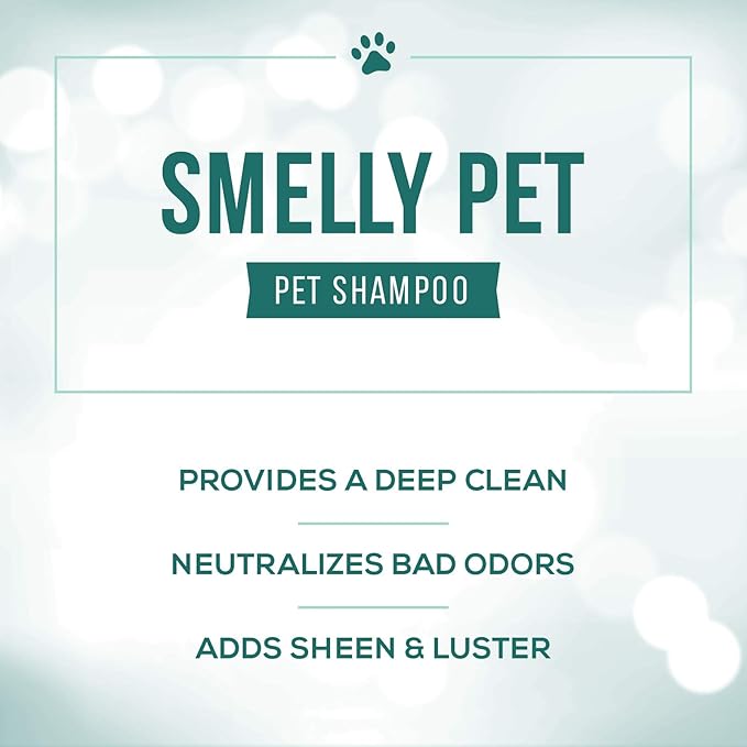 Nature's Specialties Smelly Pet Dog Shampoo for Pets, Natural Choice for Professional Groomers, Lasting Clean Smell, Made in USA, 16 oz