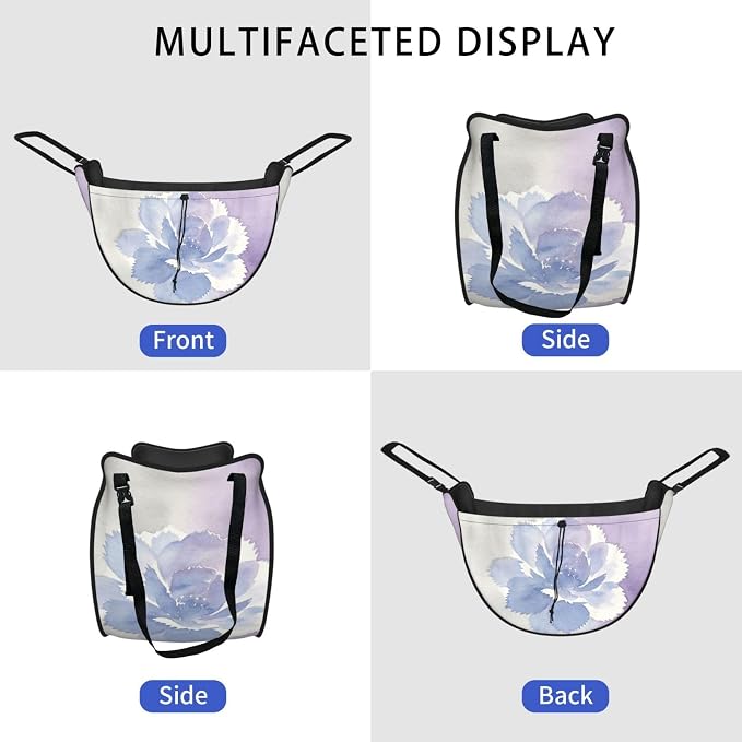 Flower Shadow Wash Car Seat Organizer-Backseat Storage Bag for Travel | Waterproof Durable. Holds Snacks Gear Essentials. Fits Most Cars.