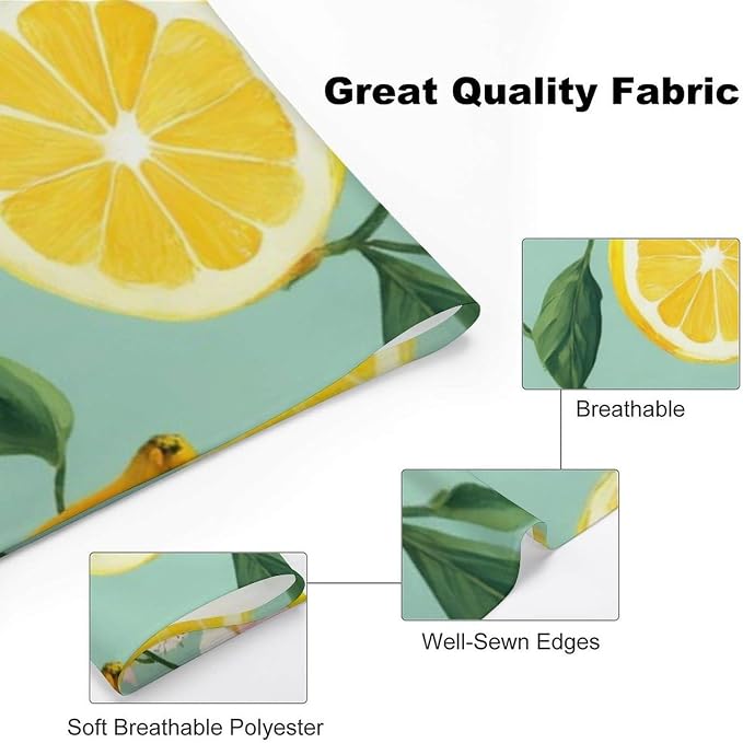 Soft and Lightweight Pet Fashion Scarves for Small, Medium, Large Dogs, Cats Lemon Tree Leaves Tropical Flowers Floral Wedding, Family Party, Casual Daily Use