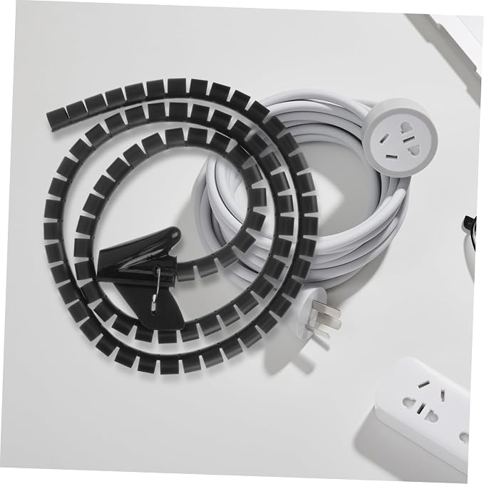 Uonlytech Cable Tube Organizer Sleeve and Flexible Wire for for Boys and Girls and Pets for Tv Computer and Sound System Cables