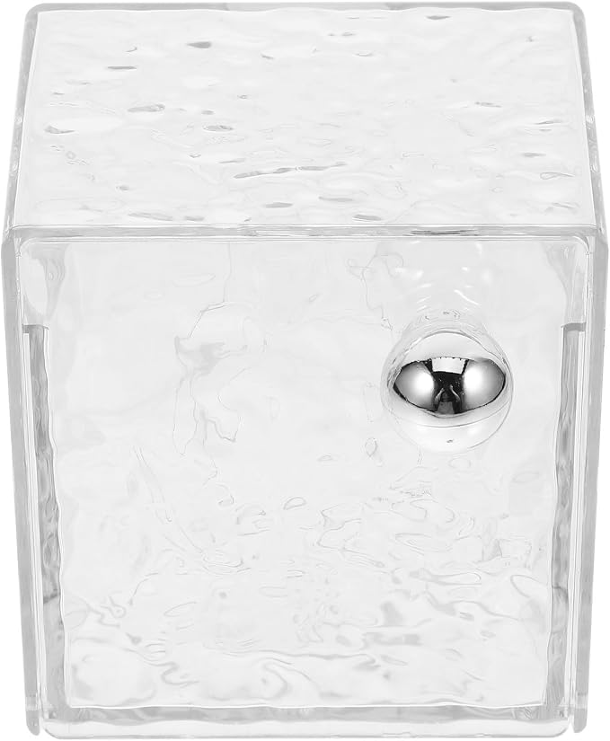 LIFKOME Wall Mounted Cotton Pad Holder Case with Flip Lid Large Capacity