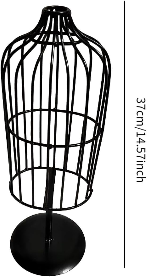 Pet Clothes Display Stand, Iron Dog Clothes Hanger, 14.57 in Miniature Rack for Pet Store and Doll Clothing Display