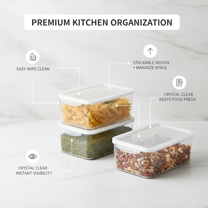 Rectangular Clear PET Storage Bin