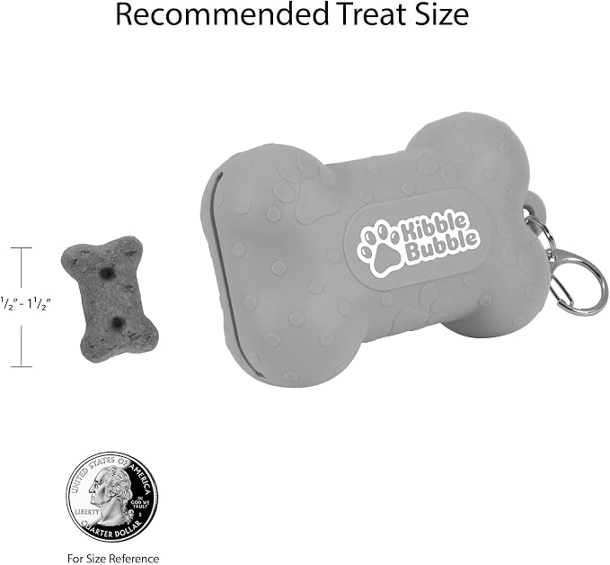 Dog Treat Pouch, Bone, Green